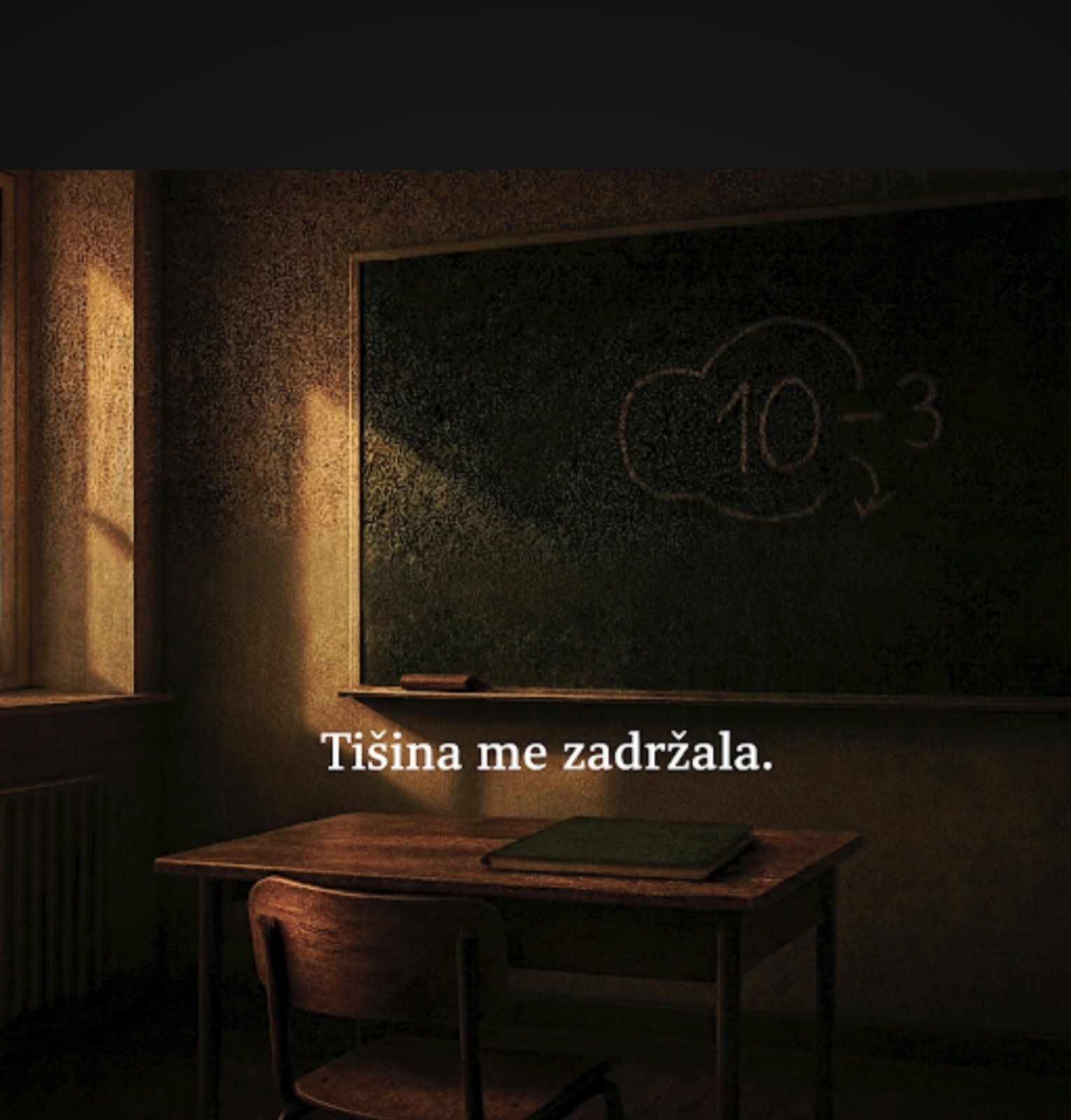 Glas tišine koji me vezao za ovu profesiju