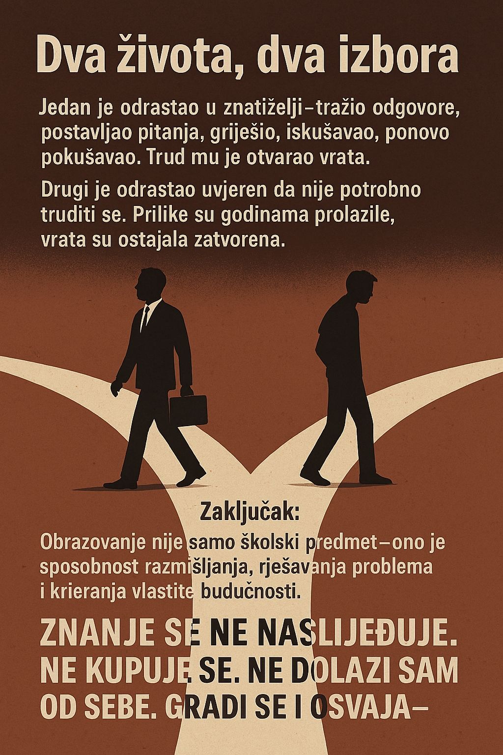 "Dva života, dva izbora"
