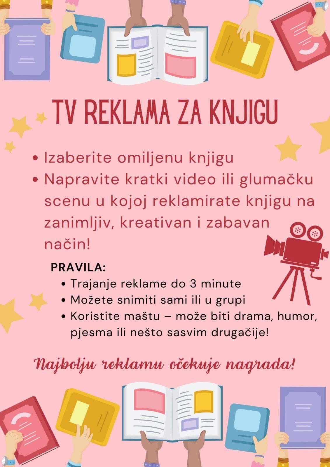 TV reklama za knjige!