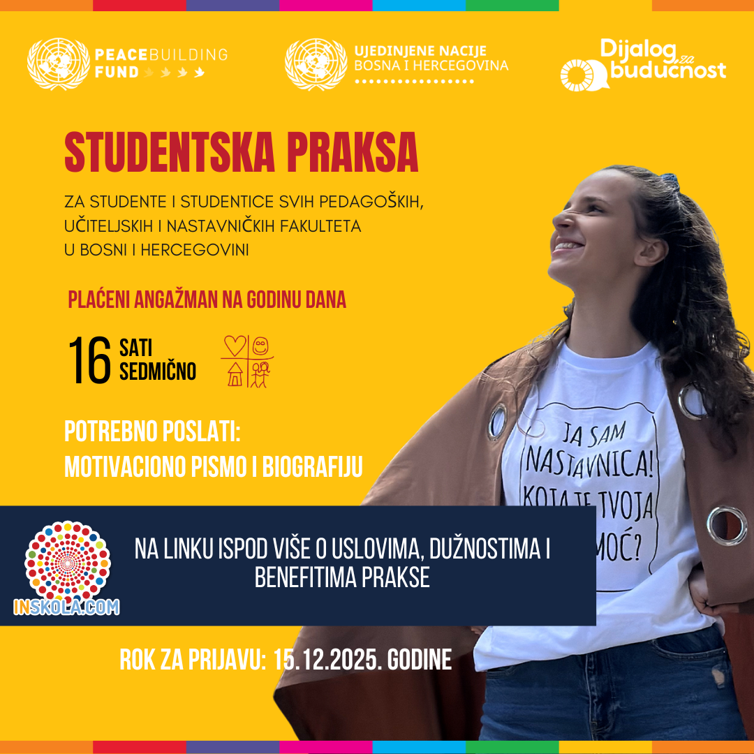 NOVA PRILIKA U STEPU I INŠKOLI!