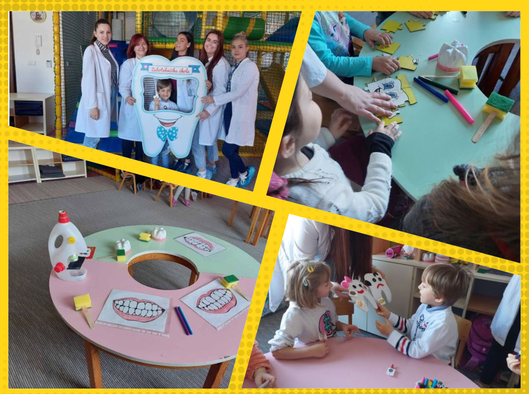 Tim školskog projekta - „Oralno zdravlje"